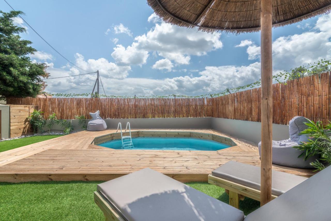Modern House With Pool Near Beach Gazi المظهر الخارجي الصورة